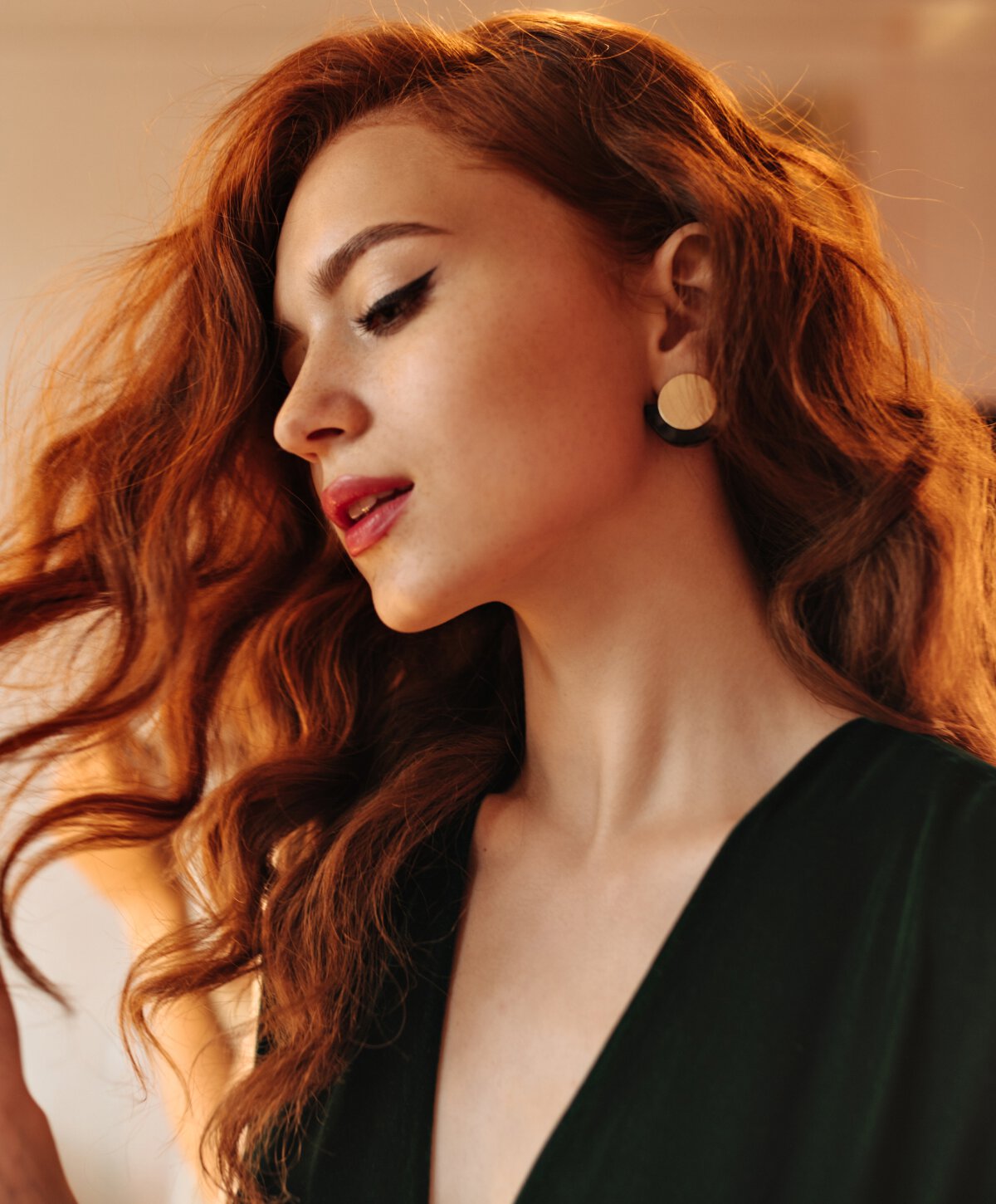 Profile of New Orleans earlobe repair patient